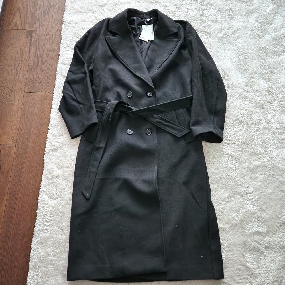 H&M Black Trench Coat